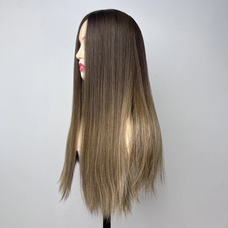 #4b10 silk top wig 4*4 inch silk base european brazilian human hair for women YR0065